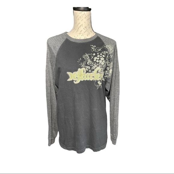 Hurley Other - Hurley Long Sleeve Baseball Style T-shirt Size M